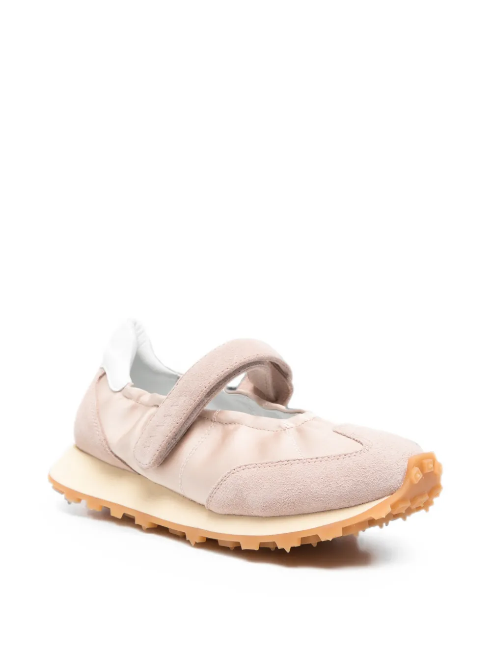 RUN OF Bugia touch-strap sneakers Roze