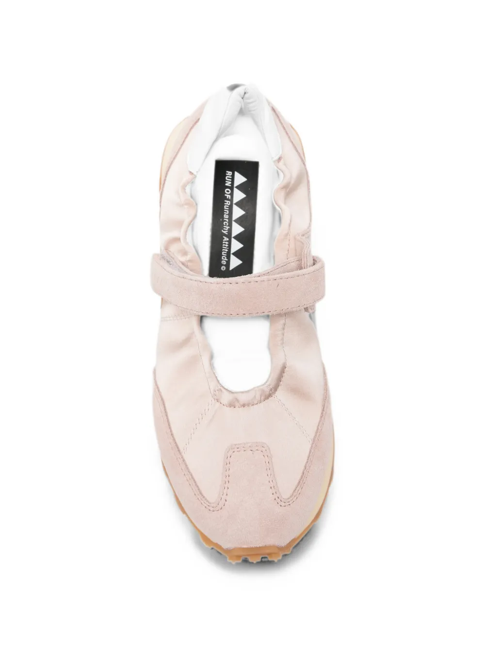 RUN OF Bugia touch-strap sneakers Roze