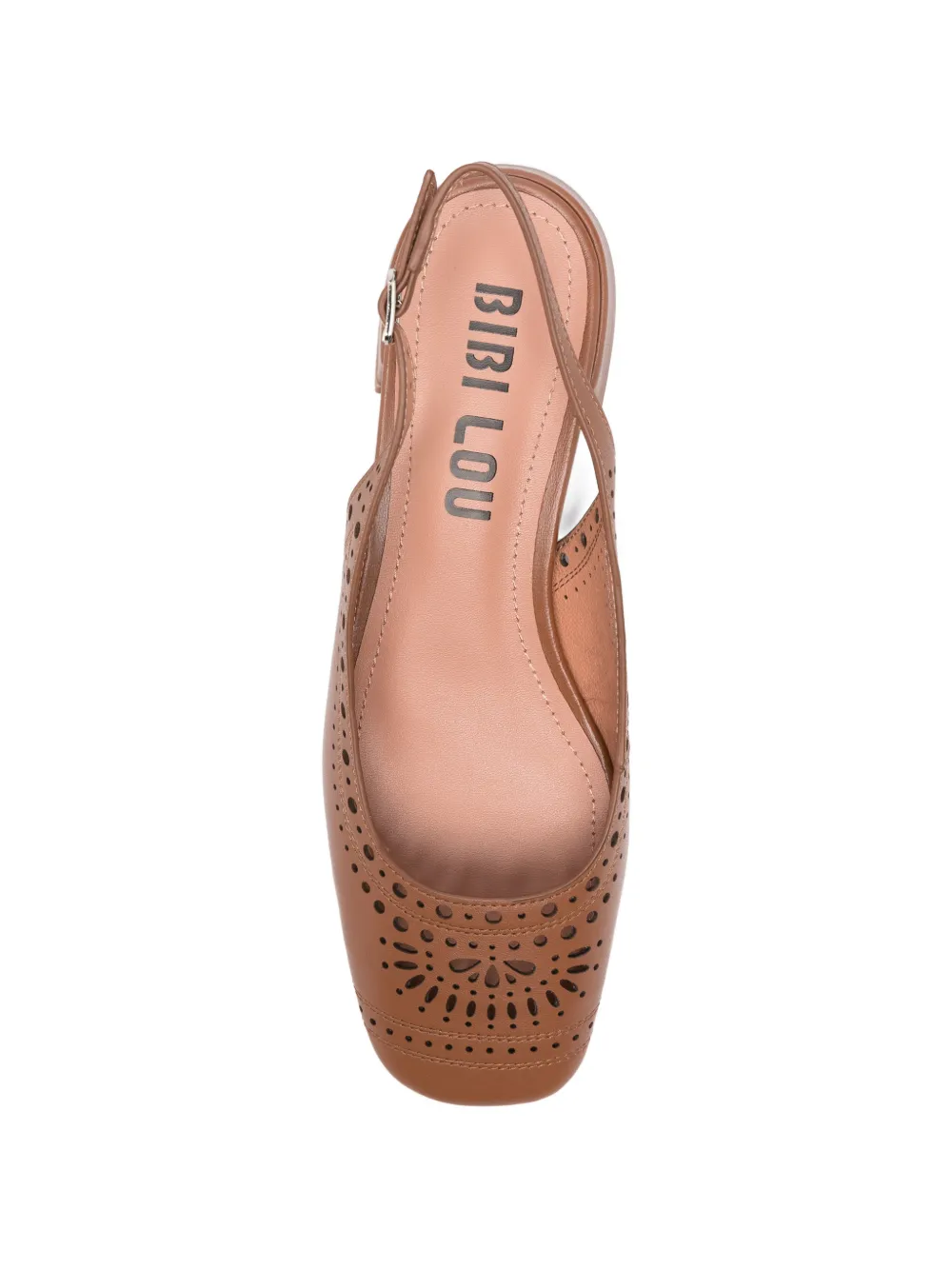 Bibi Lou laser-cut slingback ballet flats Bruin