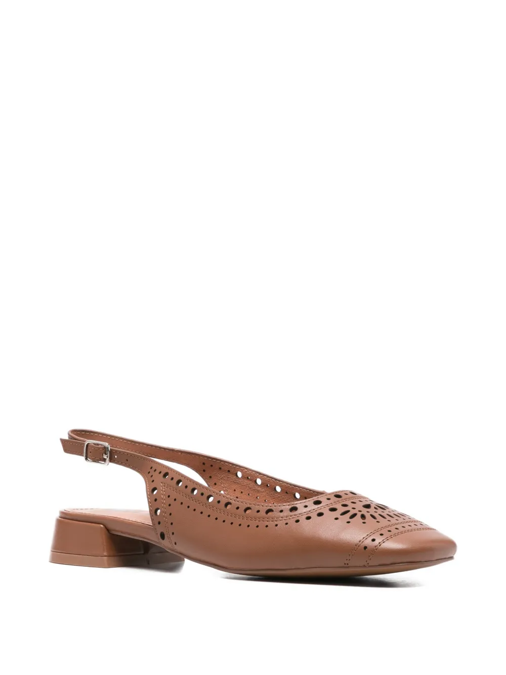 Bibi Lou laser-cut slingback ballet flats Bruin