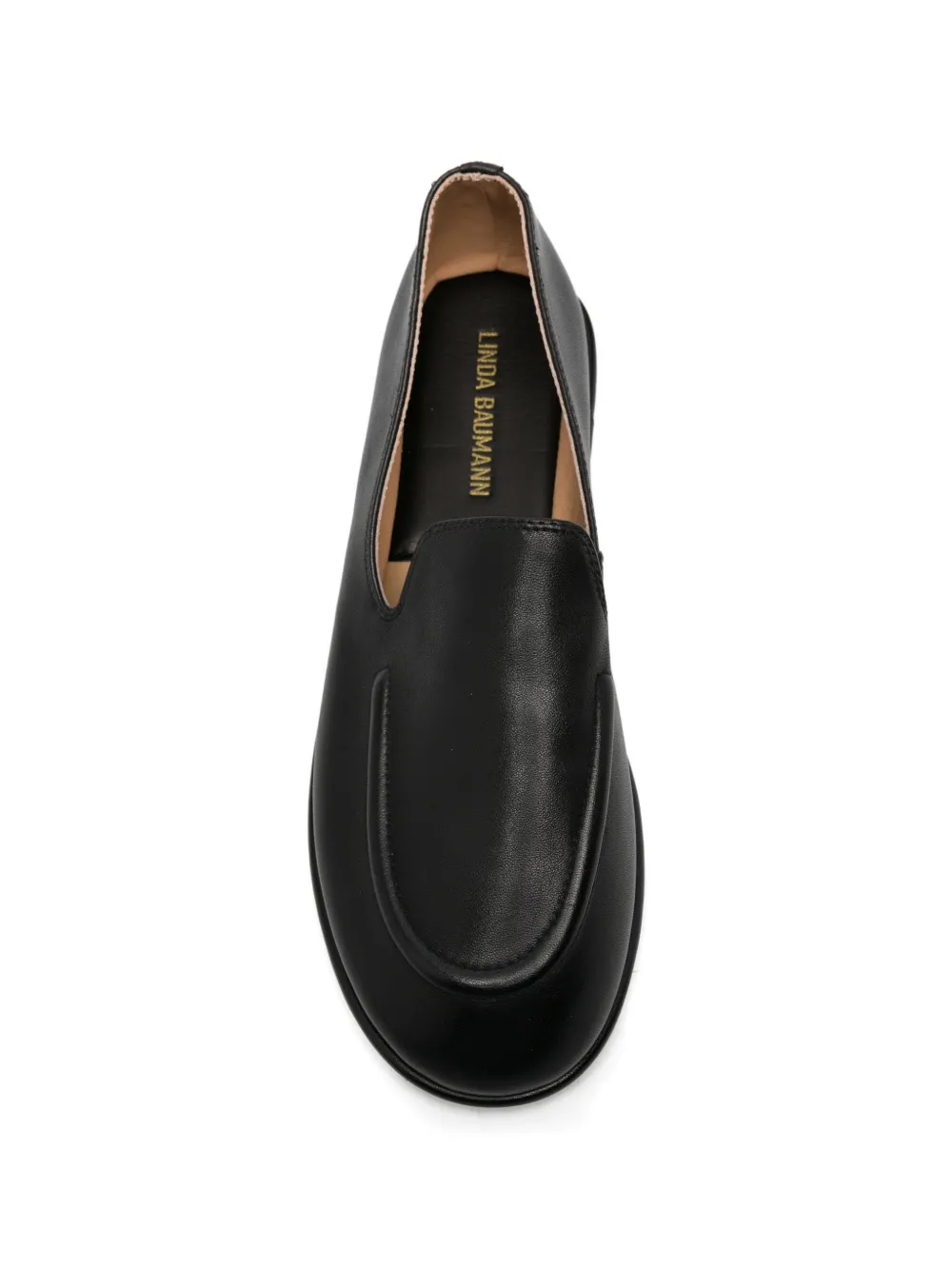 LINDA BAUMANN Loafers met vlakken Zwart