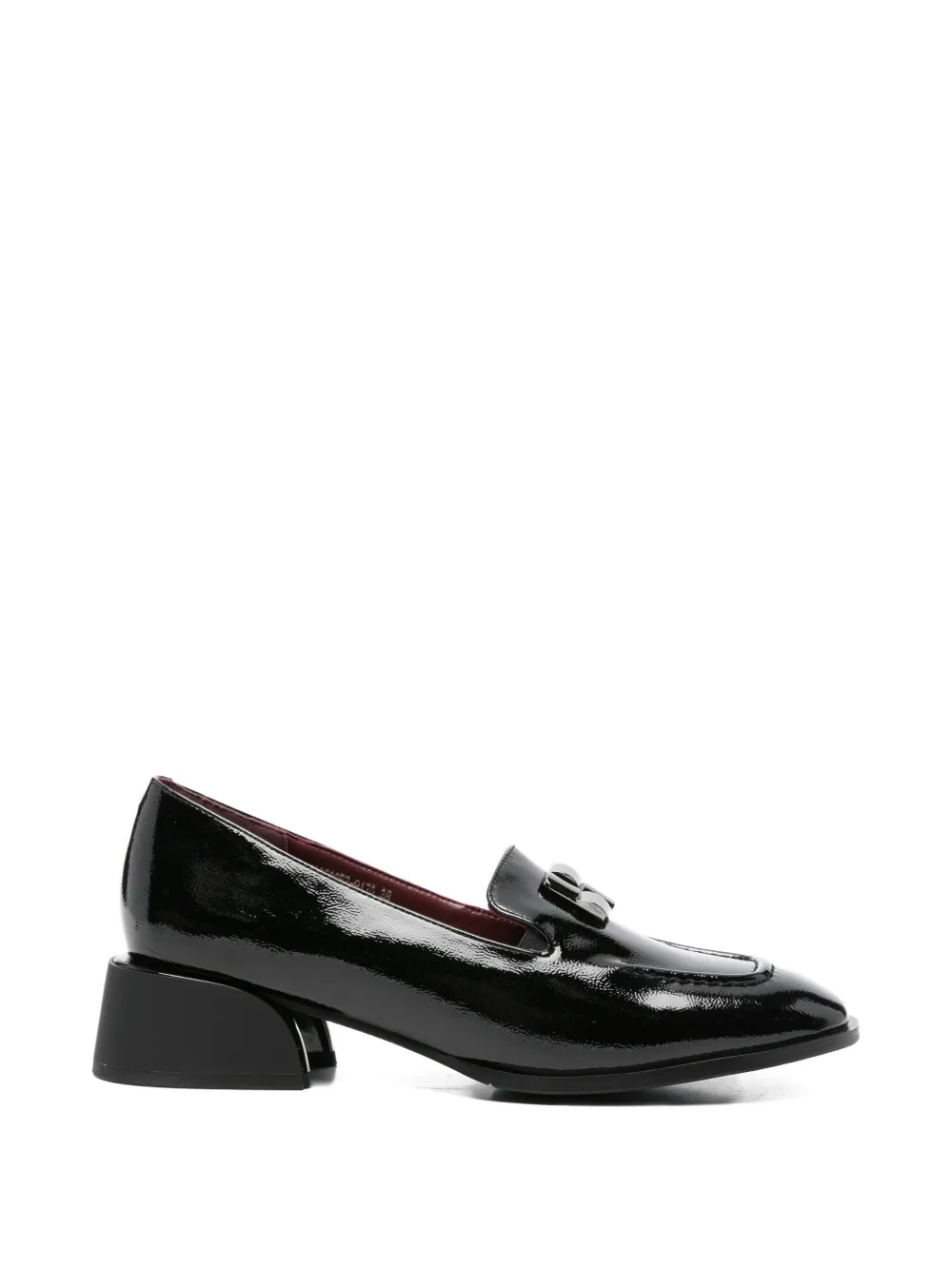 LINDA BAUMANN metal-embellished loafers - Nero