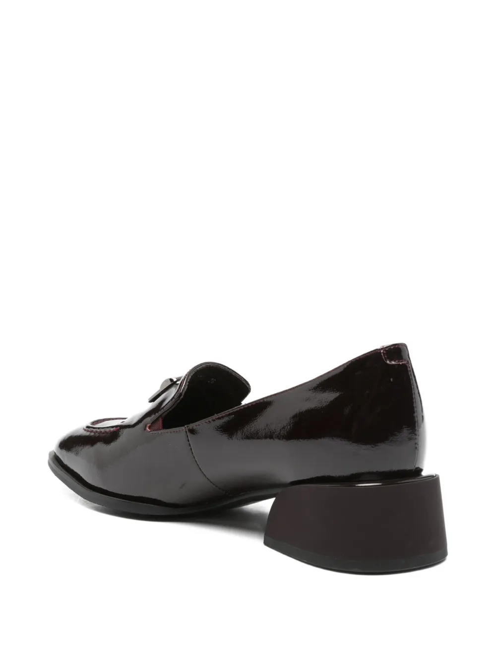 LINDA BAUMANN Loafers van lakleer Bruin