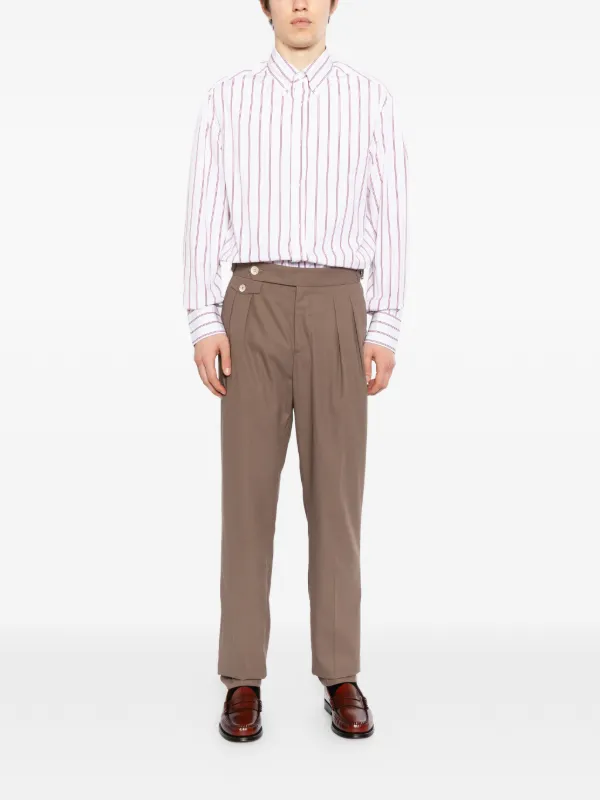 Brunello Cucinelli プリーツ パンツ | ブラウン | FARFETCH JP