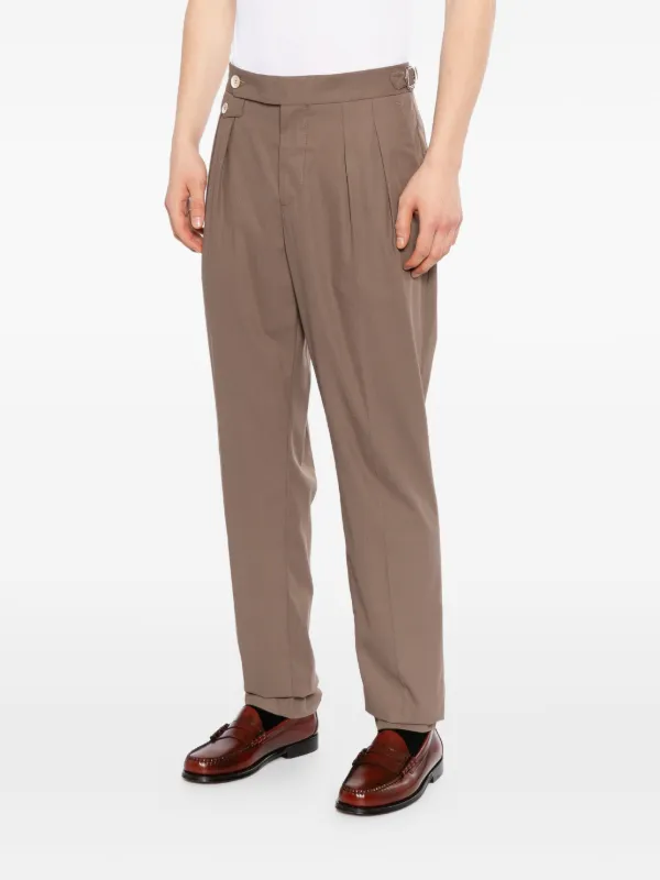 Brunello Cucinelli プリーツ パンツ | ブラウン | FARFETCH JP