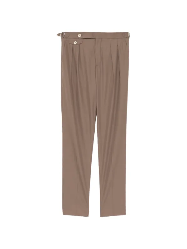 Brunello Cucinelli プリーツ パンツ | ブラウン | FARFETCH JP