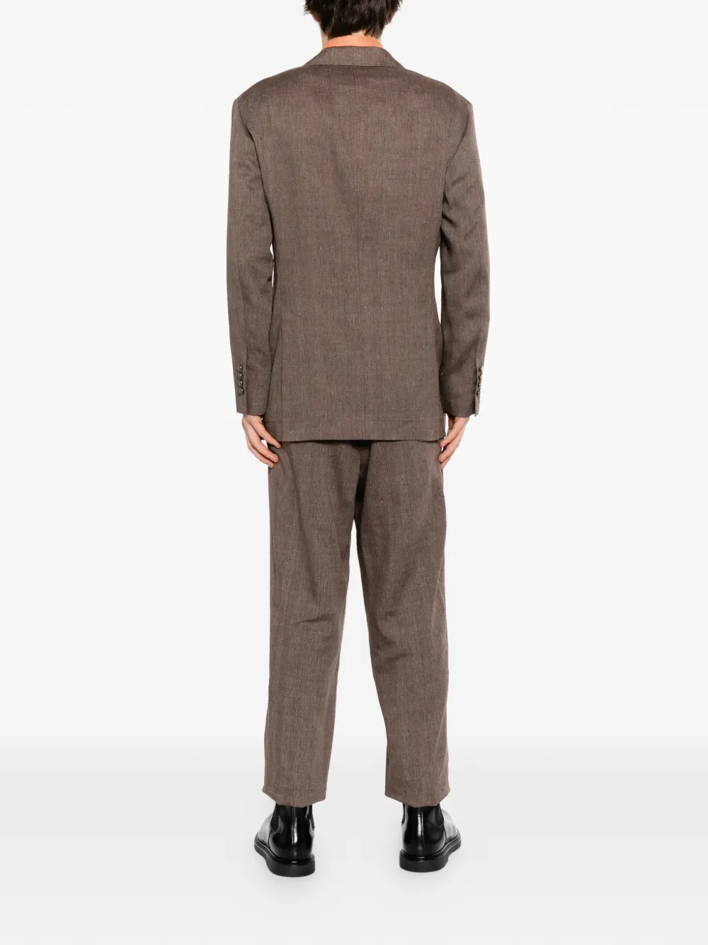  Brunello Cucinelli Double-breasted Suit - Brown 