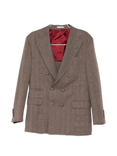 Brunello Cucinelli double-breasted suit