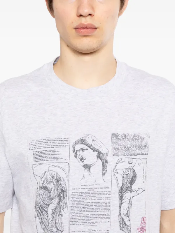 Brunello Cucinelli プリント Tシャツ | グレー | FARFETCH JP