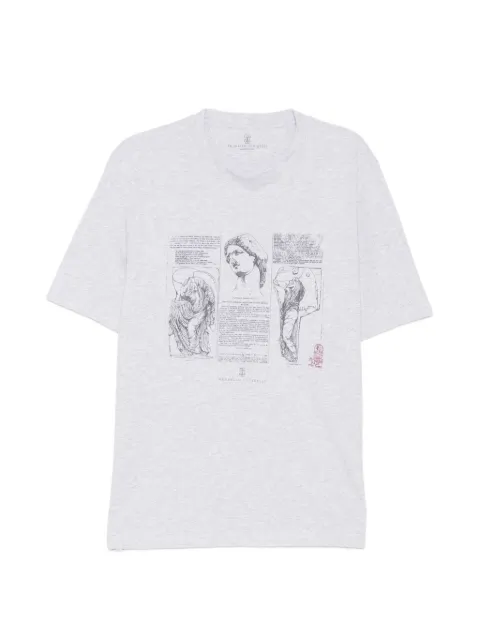 Brunello Cucinelli print T-shirt