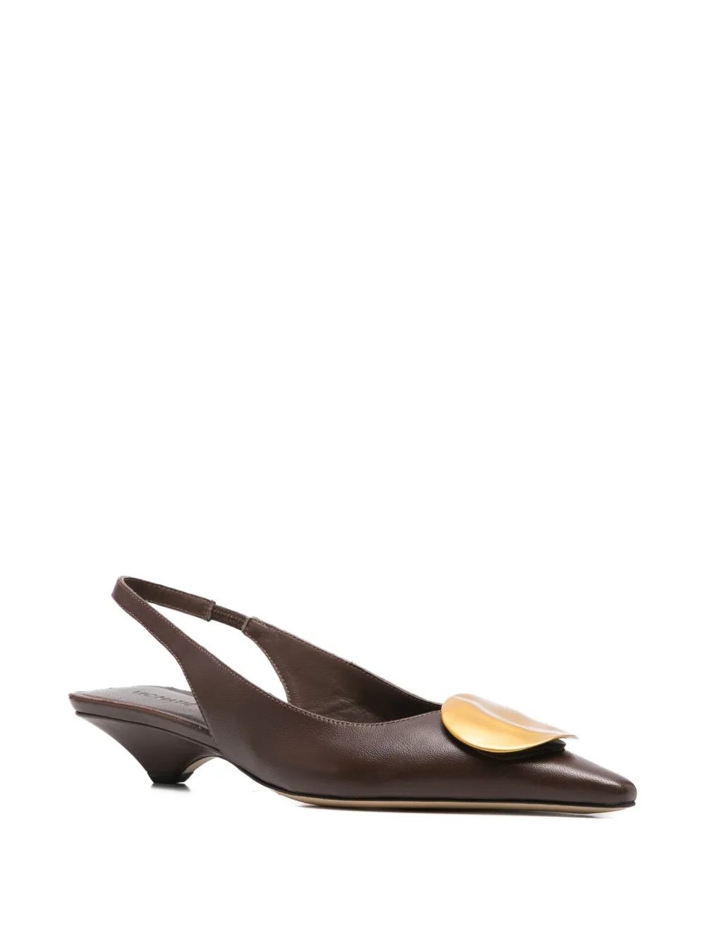 Vic Matie Pumps met puntige neus Bruin