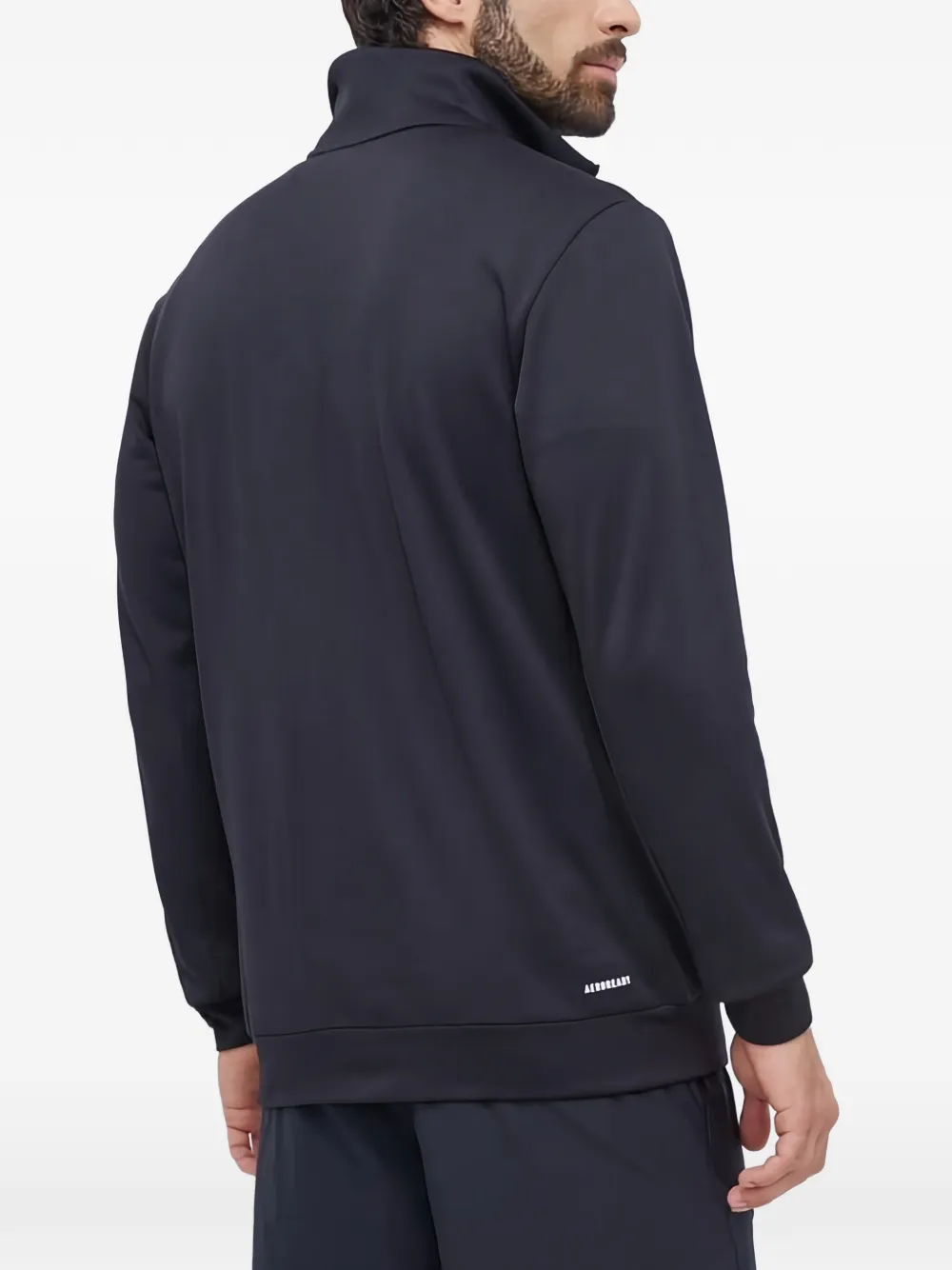 adidas Sweater met halve rits Zwart