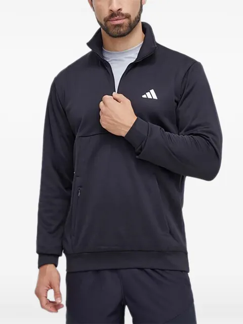adidas half-zip sweatshirt