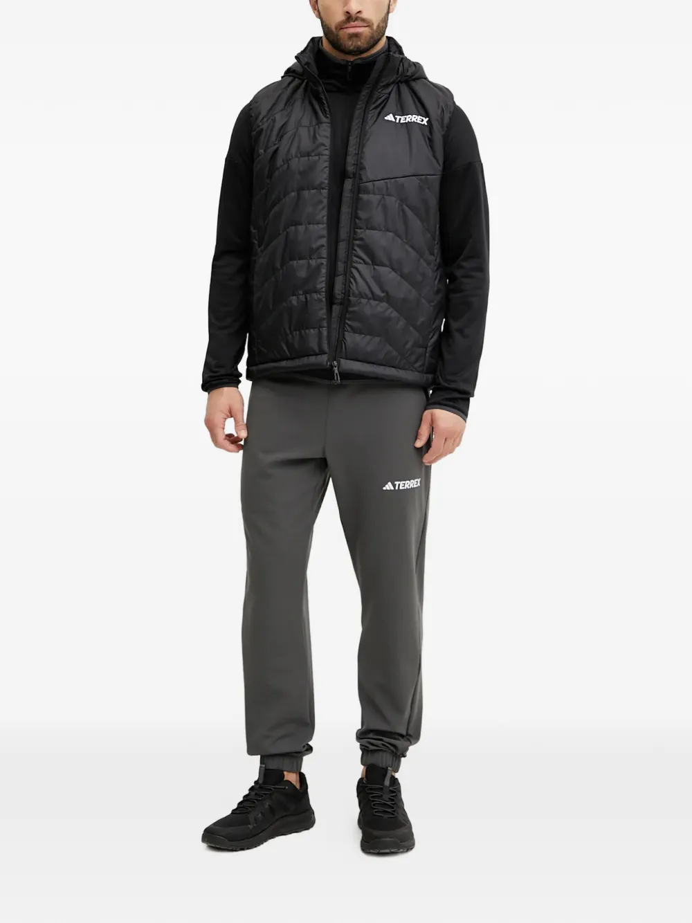 adidas Terrex Climawarm Xperior fleece jacket Zwart