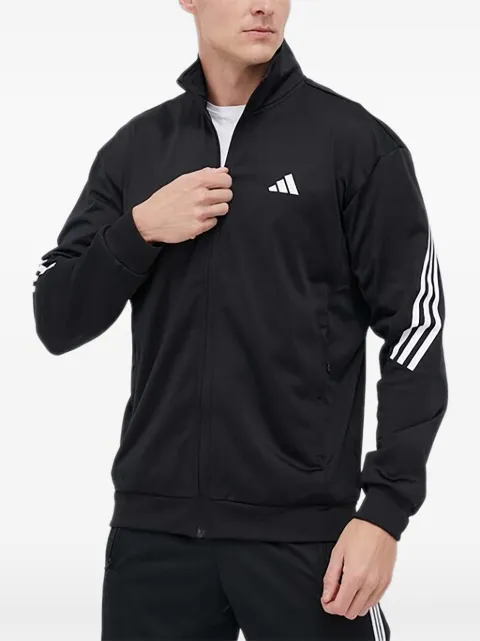 adidas stripe zip-up jacket