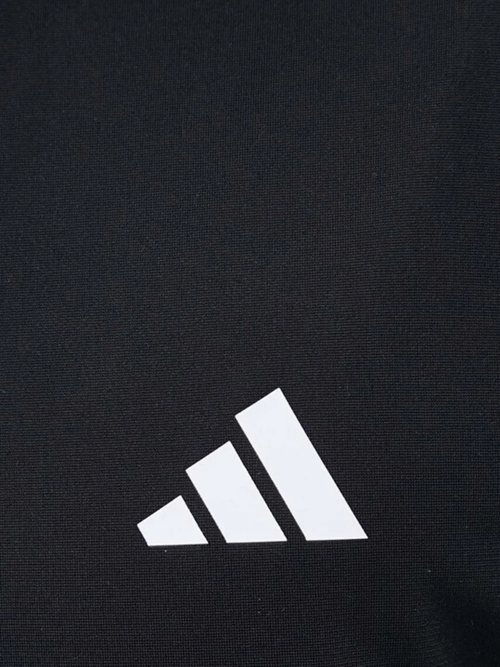 adidas Gestreept jack met rits Zwart