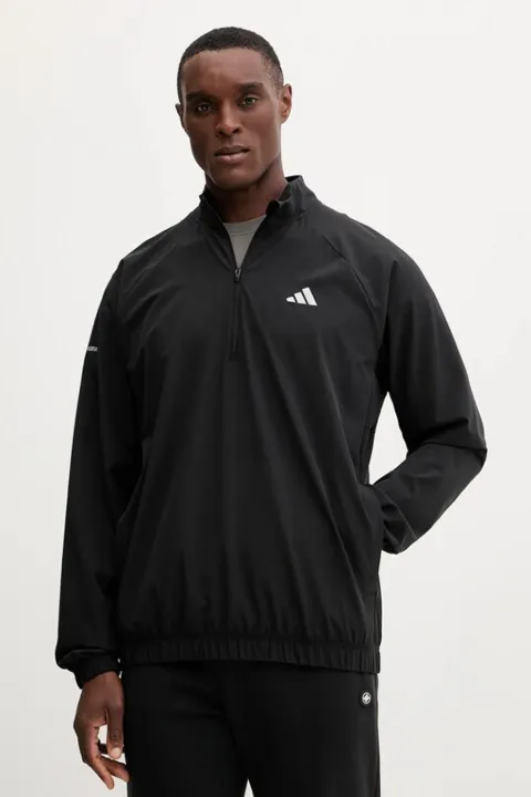 adidas quarter-zip long-sleeved sweatshirt 