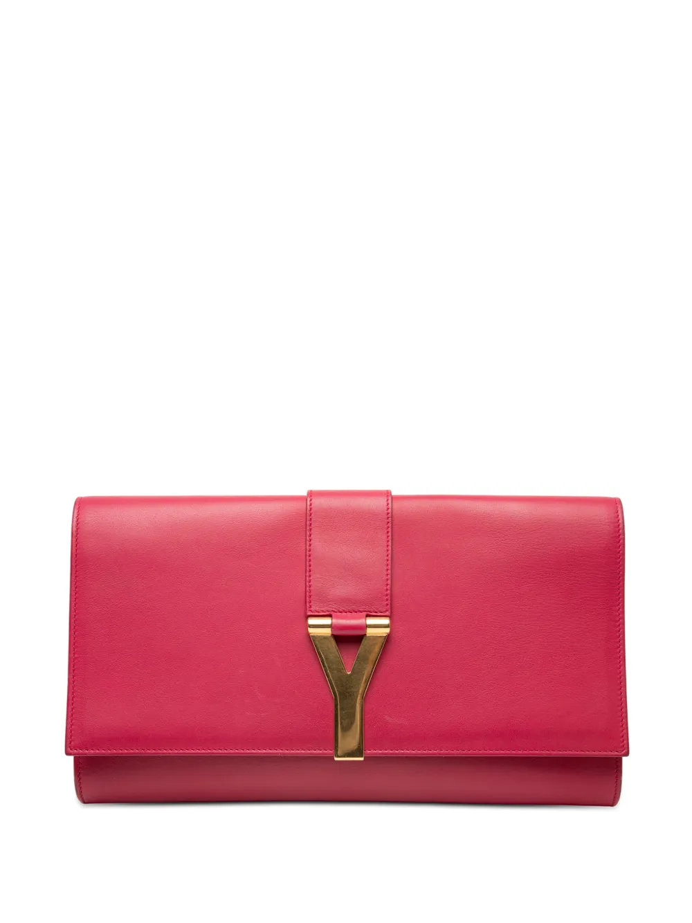 Saint Laurent Pre-Owned 2019 Leather Chyc Ligne clutch bag - Rosa