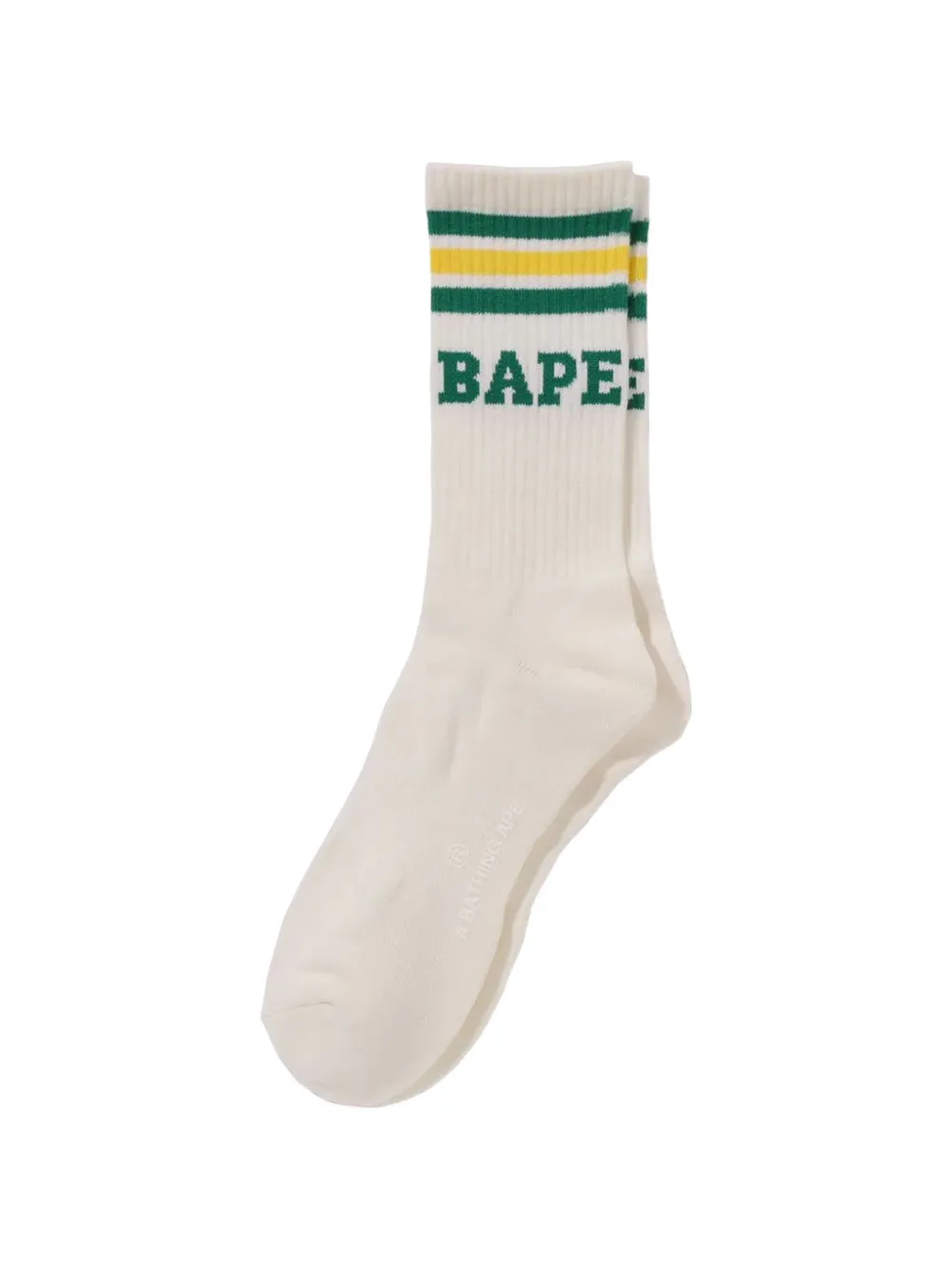 A BATHING APE® striped socks - Toni neutri