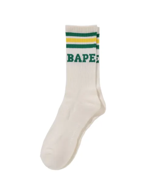 A BATHING APE® striped socks