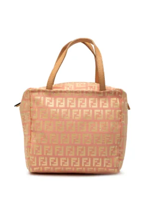 Fendi Pre-Owned 2000-2010 Mini Zucchino Canvas Handbag | Pink