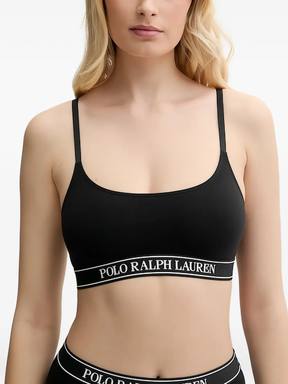 Polo Ralph Lauren Bh met logoprint Zwart
