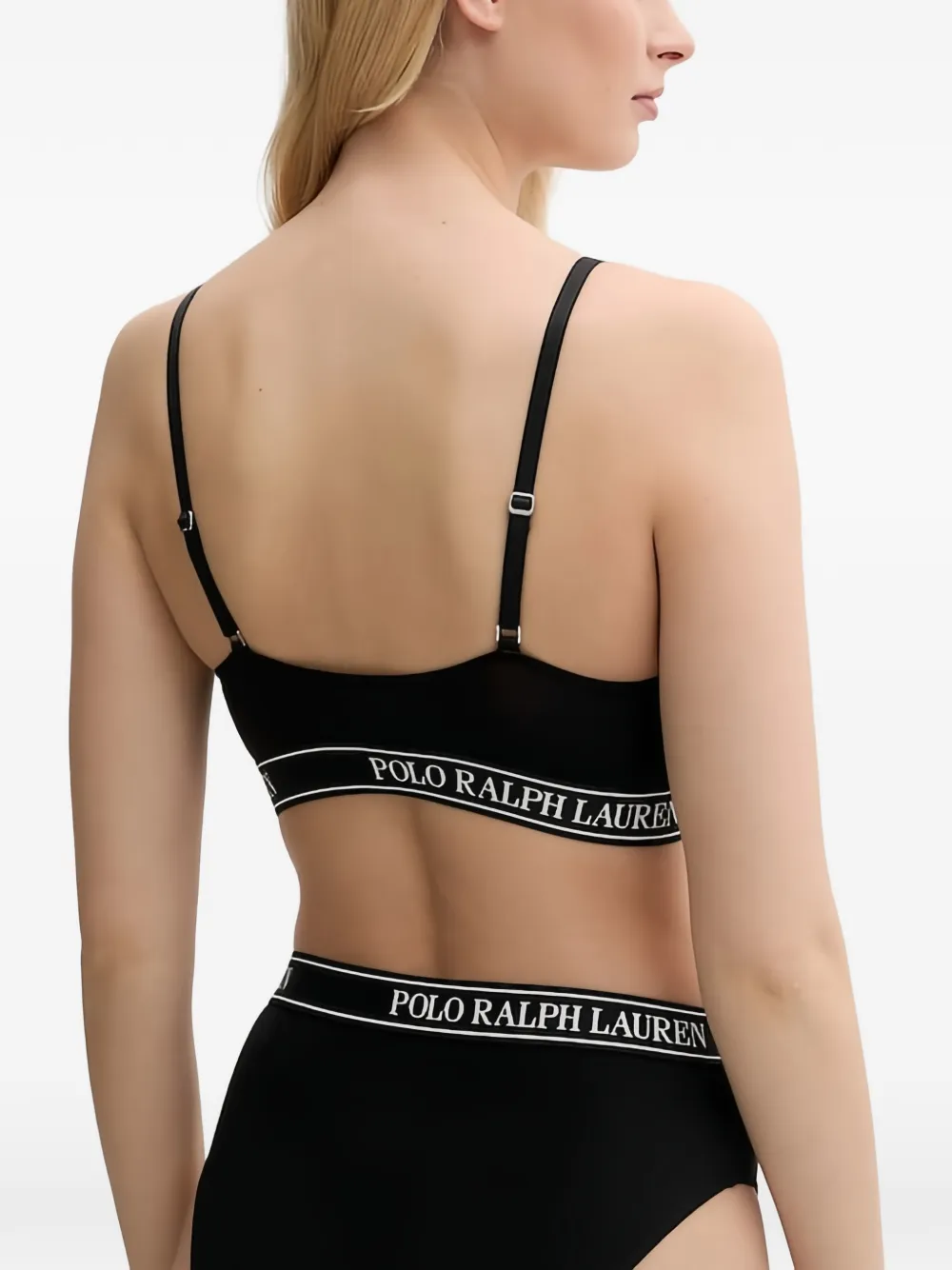 Polo Ralph Lauren Bh met logoprint Zwart