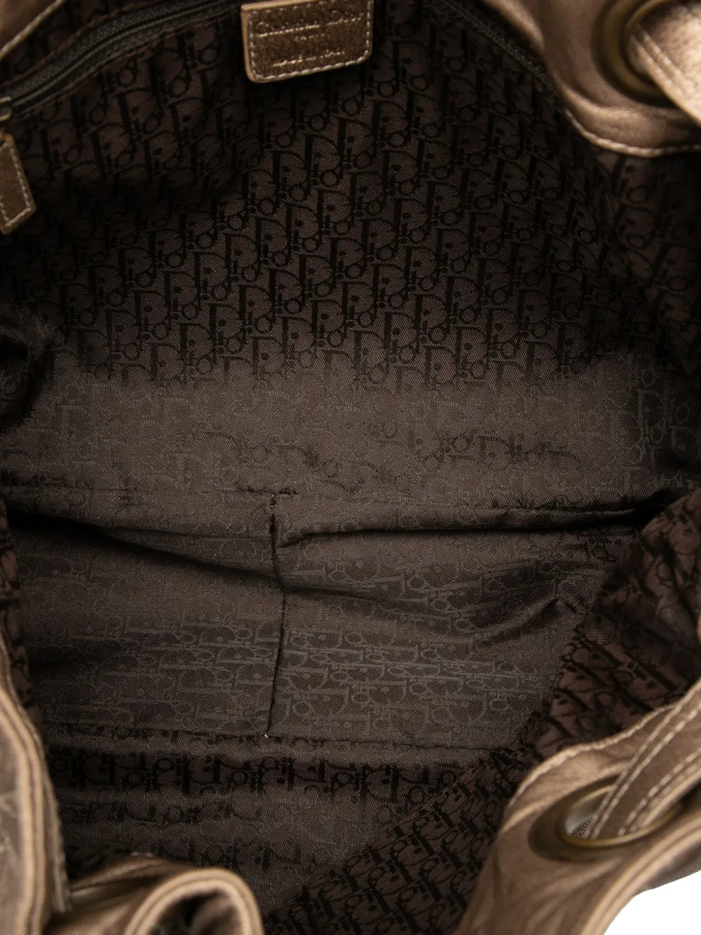 2007 Lambskin Cannage Drawstring Hobo Bag