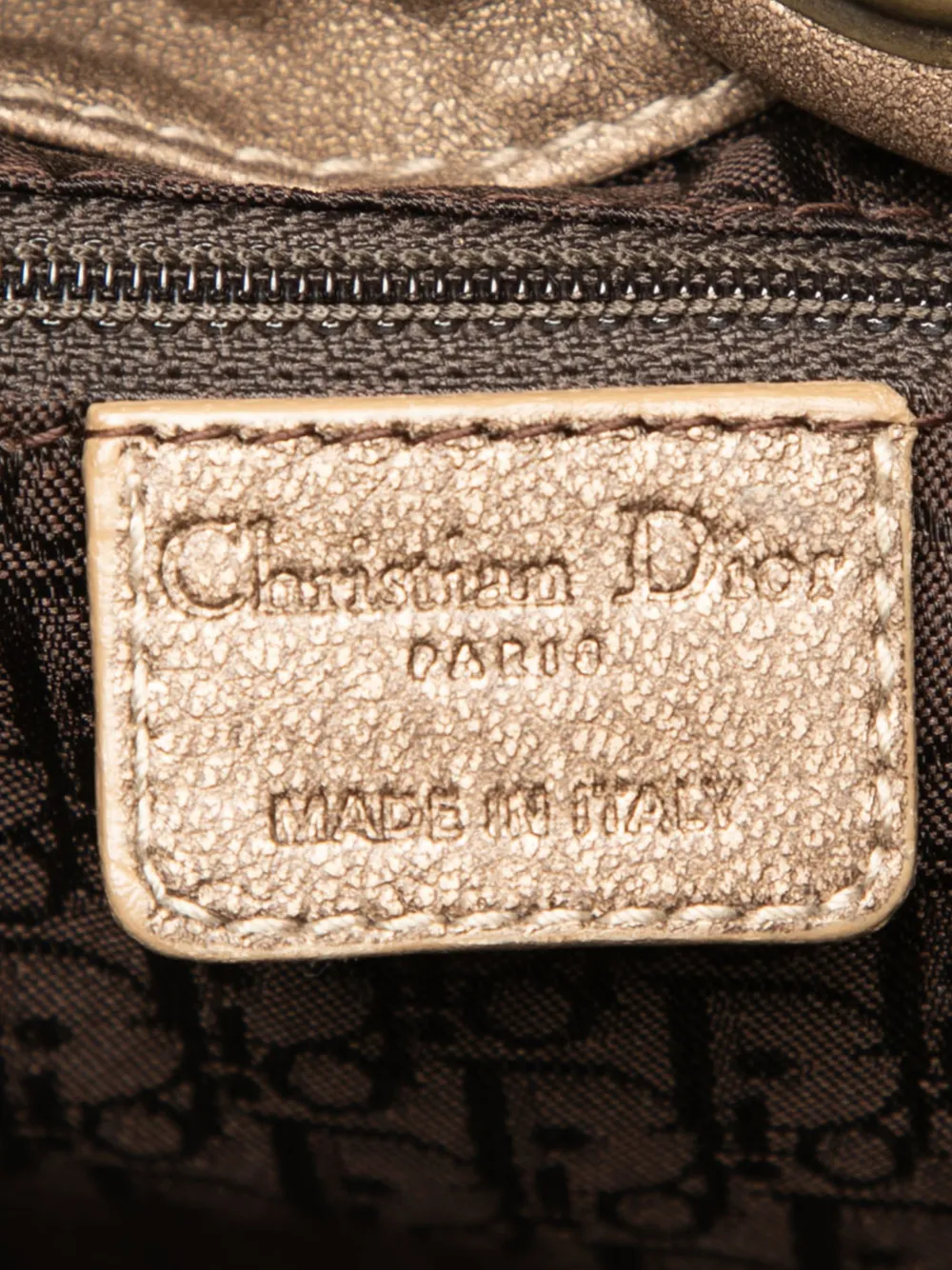 2007 Lambskin Cannage Drawstring Hobo Bag