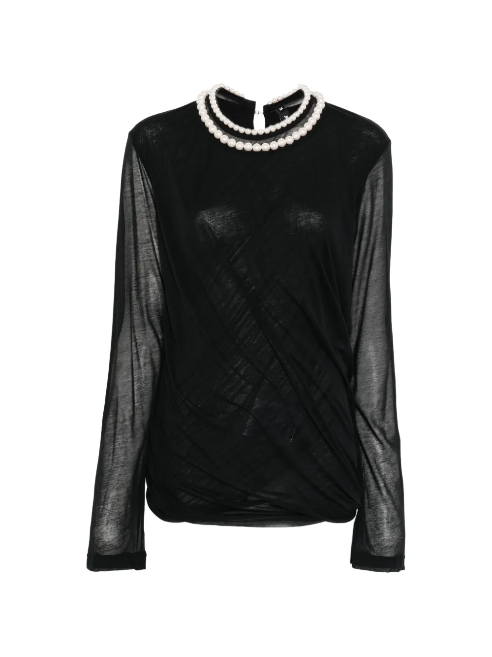 Junya Watanabe round-neck T-shirt - Nero