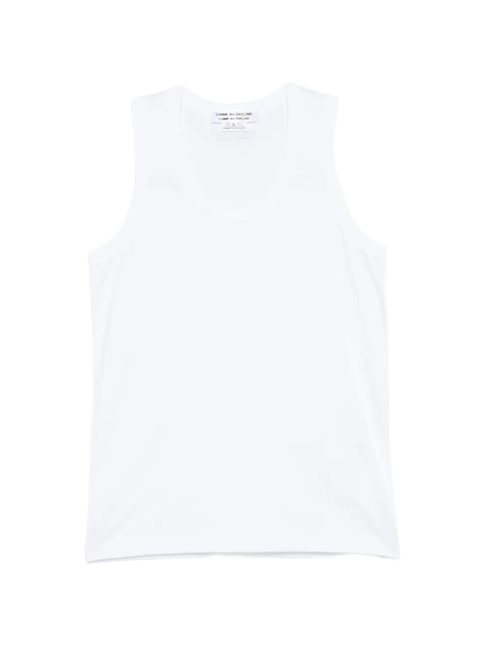Comme Des Garçons sleeveless tank - Weiß