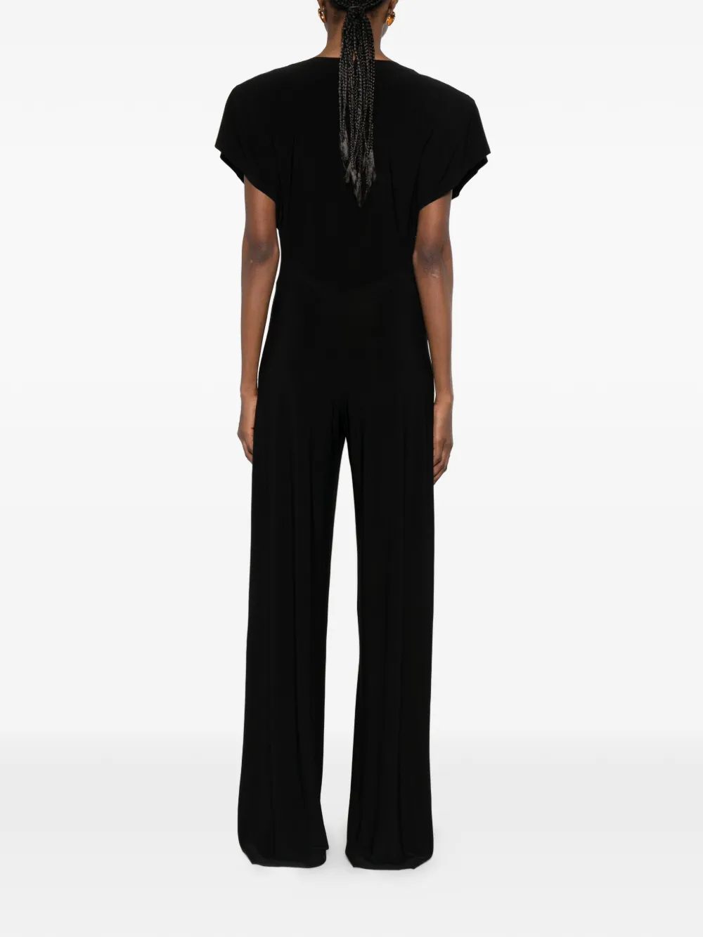 Norma Kamali Jumpsuit met kapmouwen Zwart
