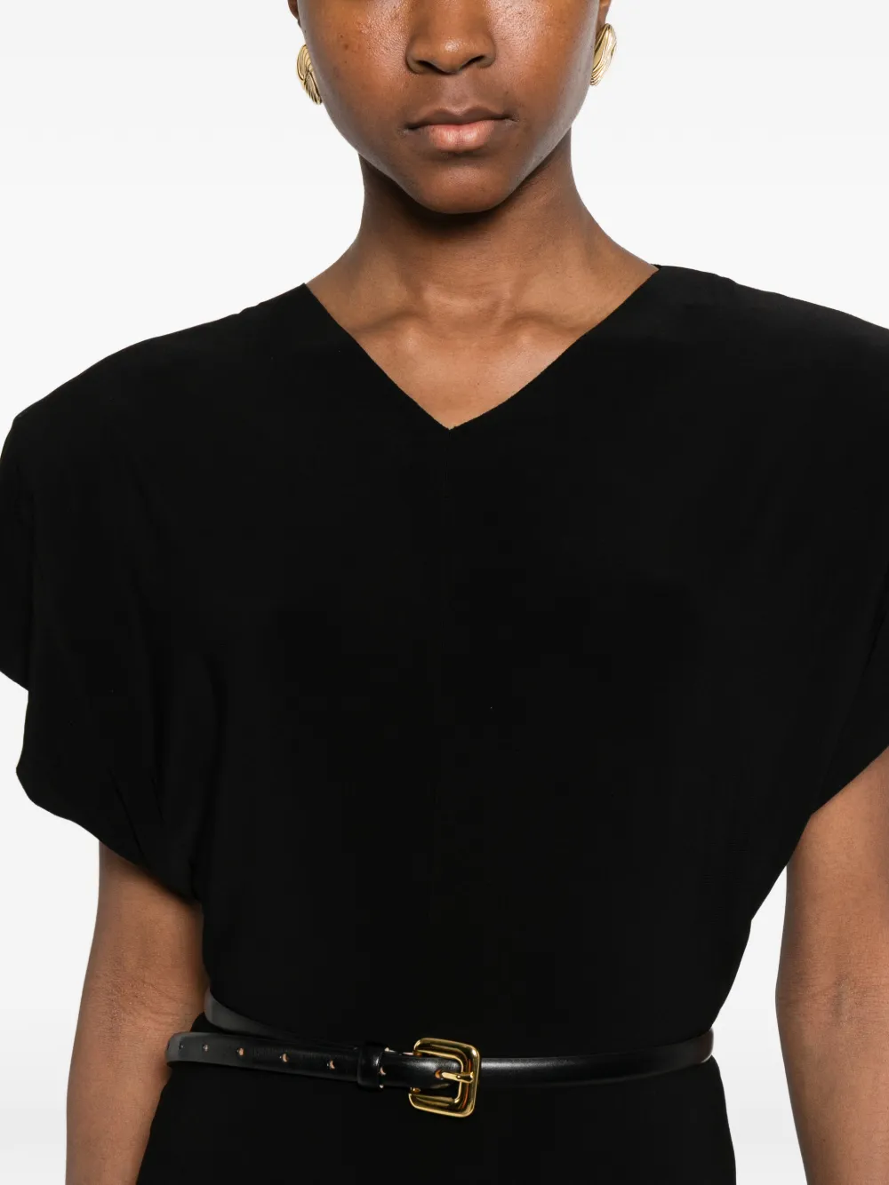 Norma Kamali Jumpsuit met kapmouwen Zwart