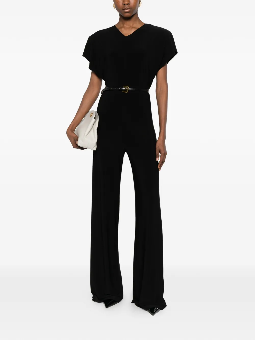 Norma Kamali Jumpsuit met kapmouwen Zwart