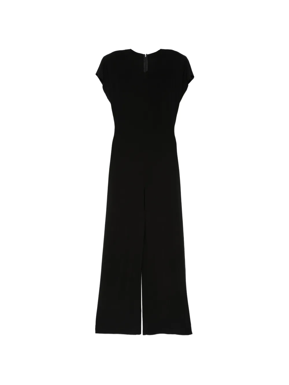 Norma Kamali cap-sleeves jumpsuit - Nero