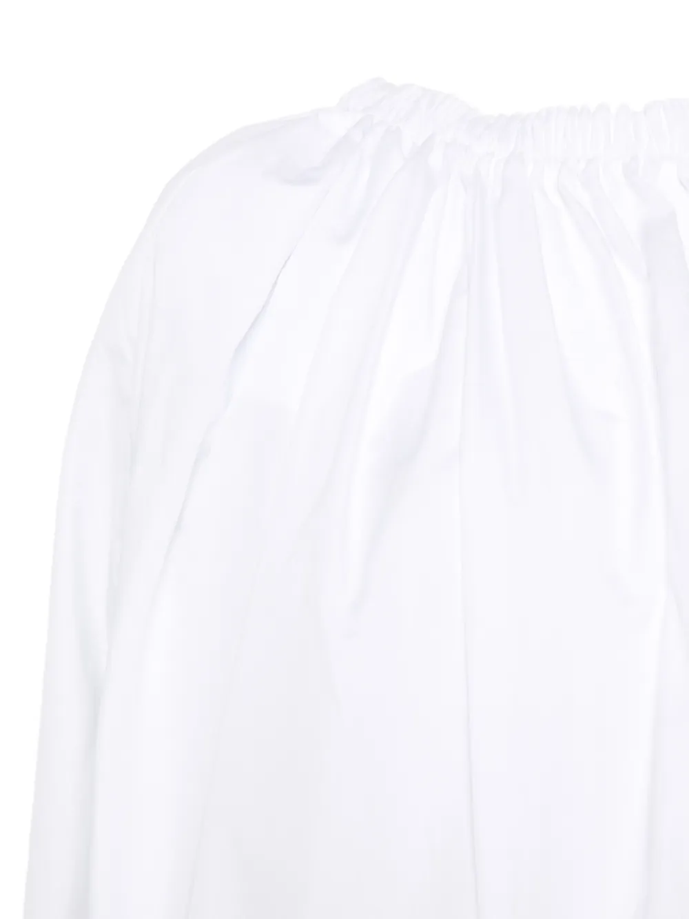  Comme Des Garçons Asymmetric Sleeve Top - White 