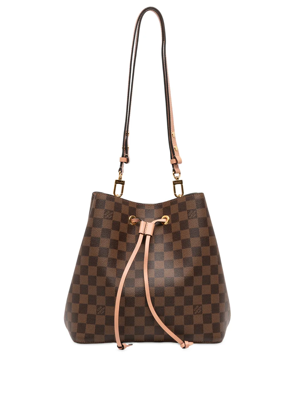 Louis Vuitton Pre-Owned 2019 Damier Ebene Neonoe MM bucket bag - Braun