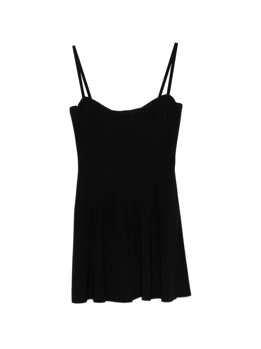 Norma Kamali strap mini dress - Nero