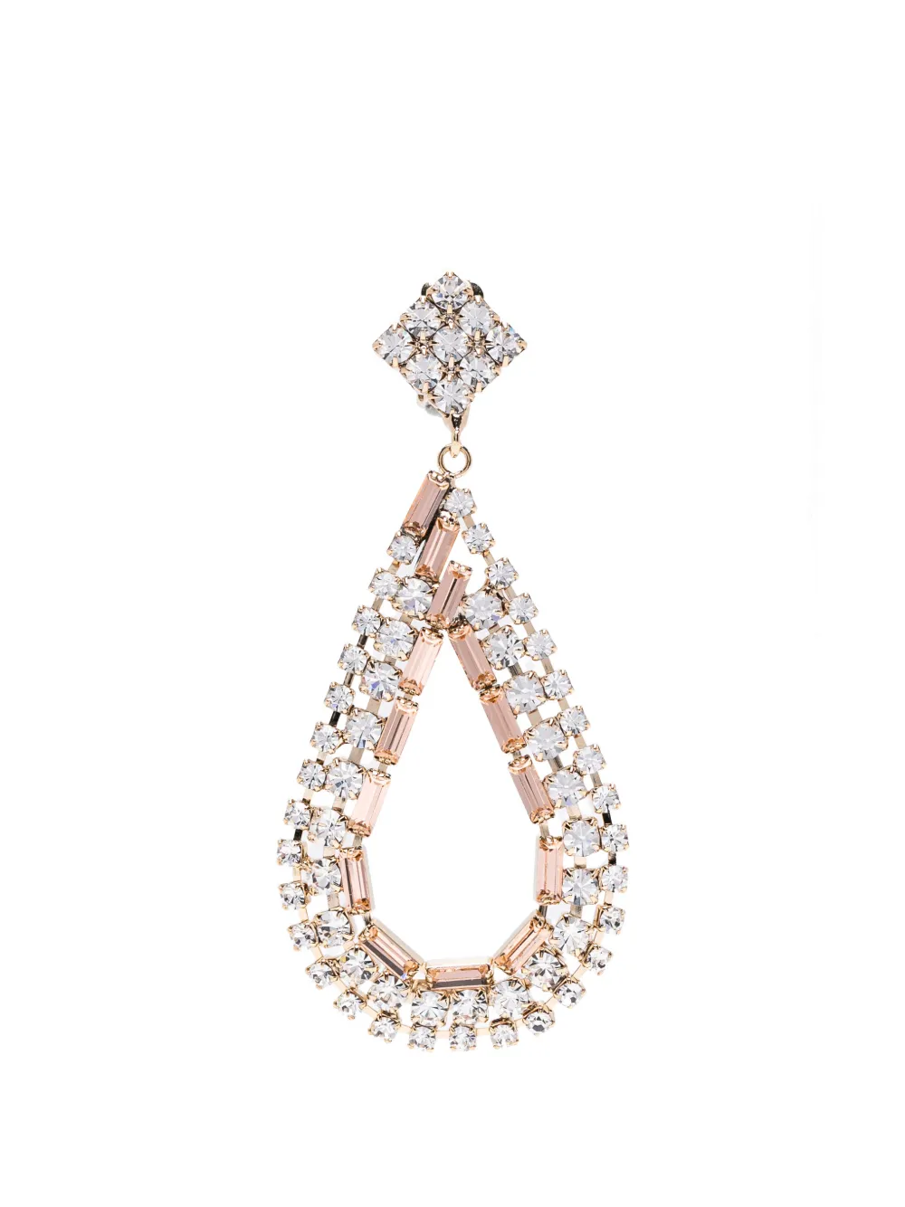 Rosantica crystal-embellished drop earrings - Oro