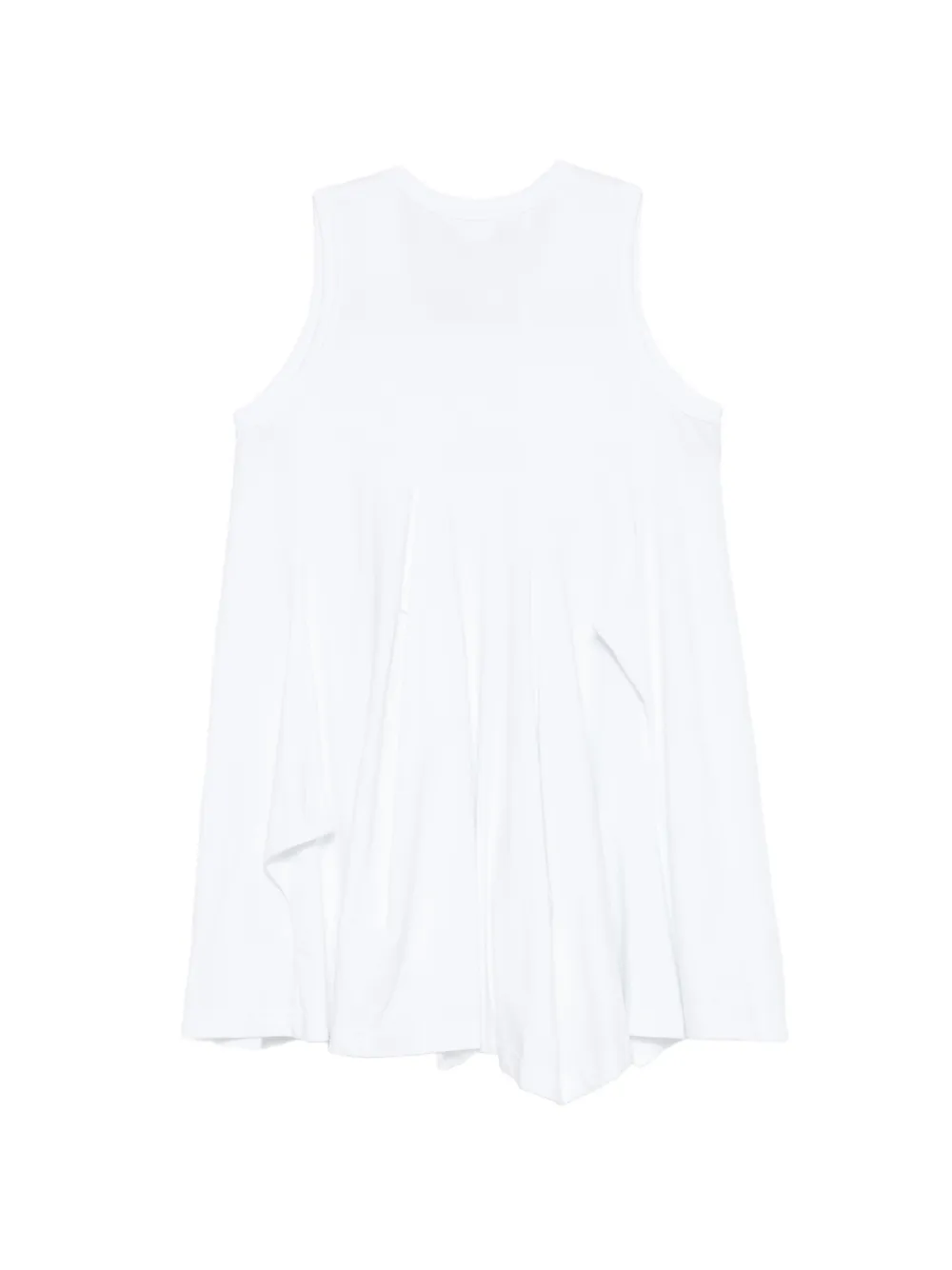 Comme Des Garçons Gedrapeerd T-shirt Wit