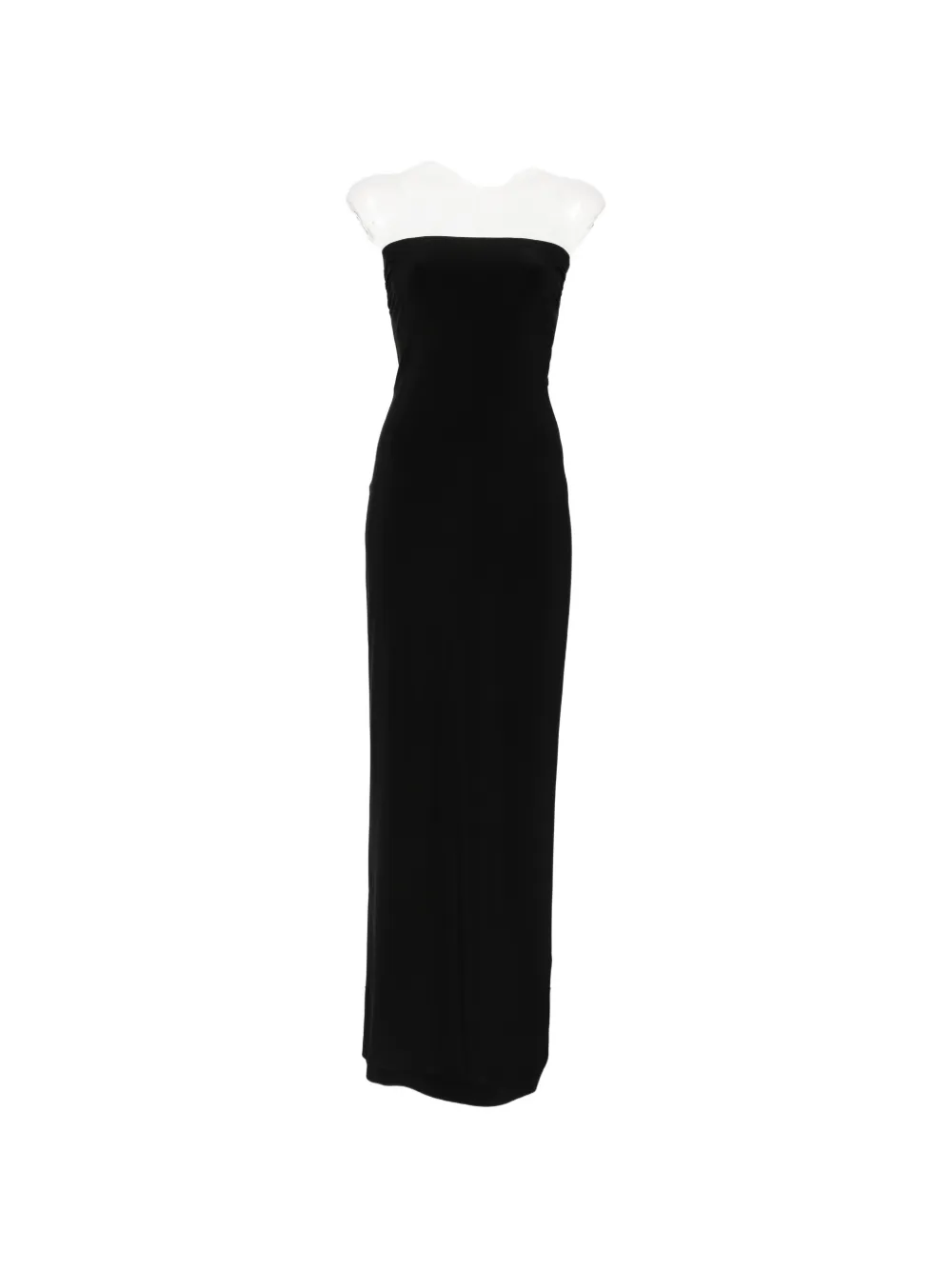Norma Kamali strapless maxi dress - Nero