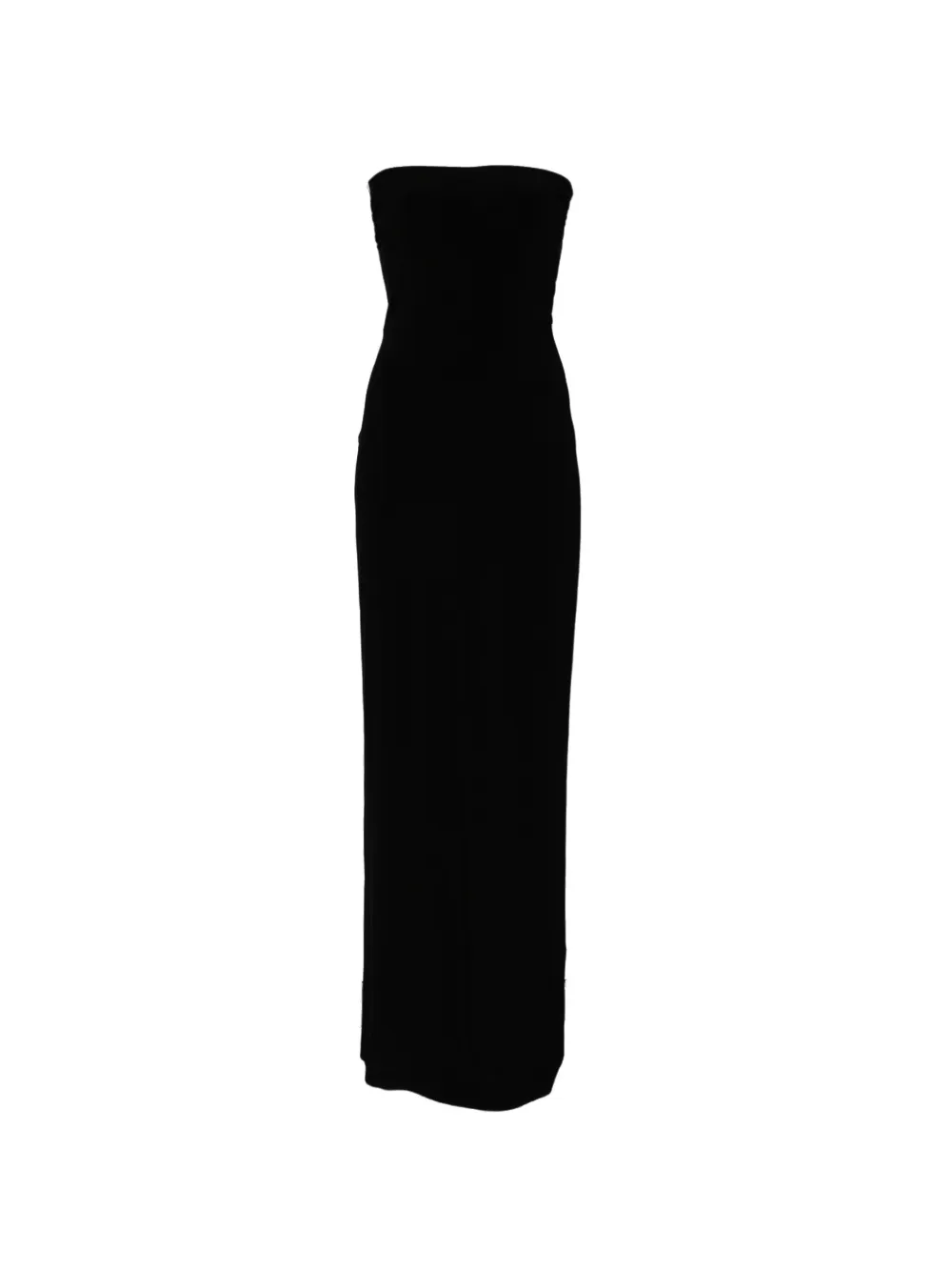 Norma Kamali strapless maxi dress - Nero