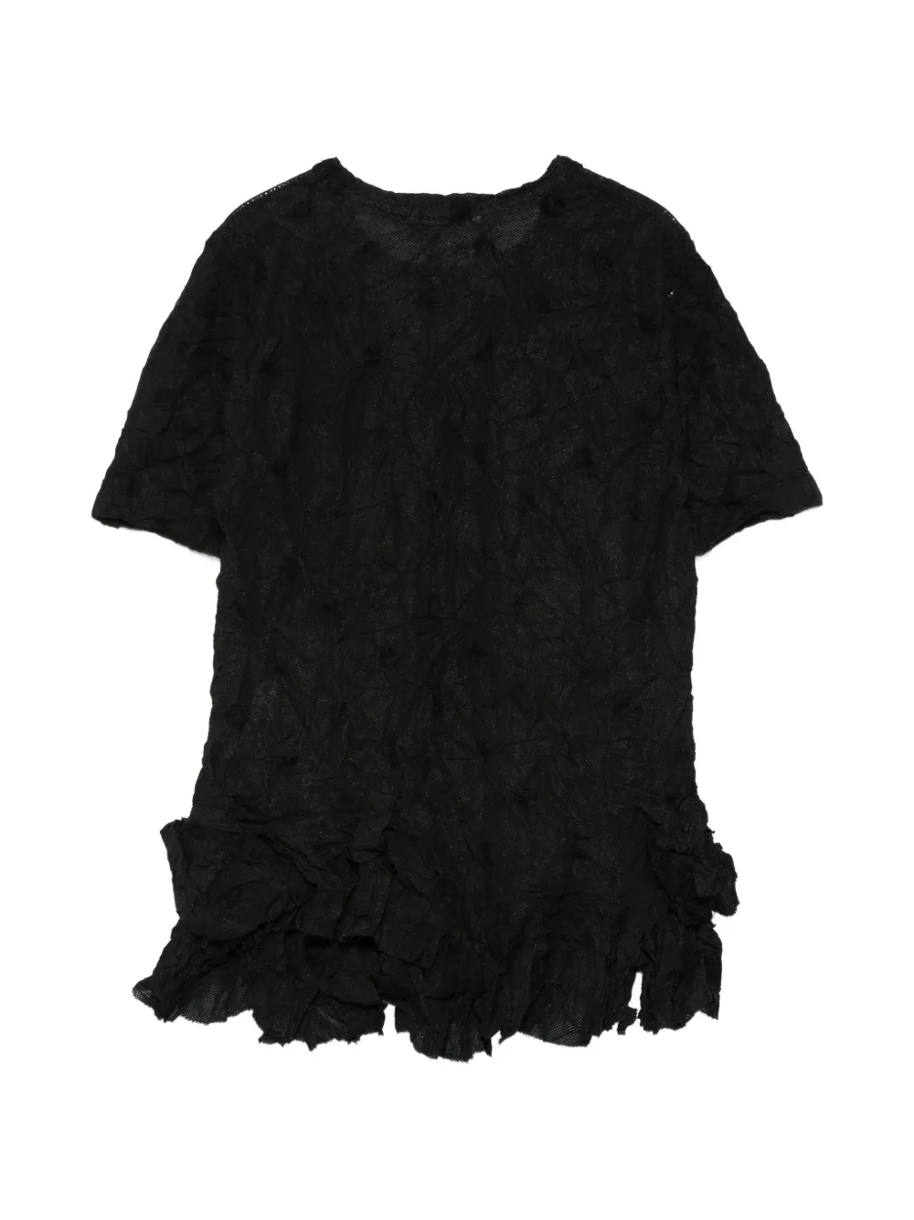 Comme Des Garçons Comme Des Garçons T-shirt met ronde hals Zwart