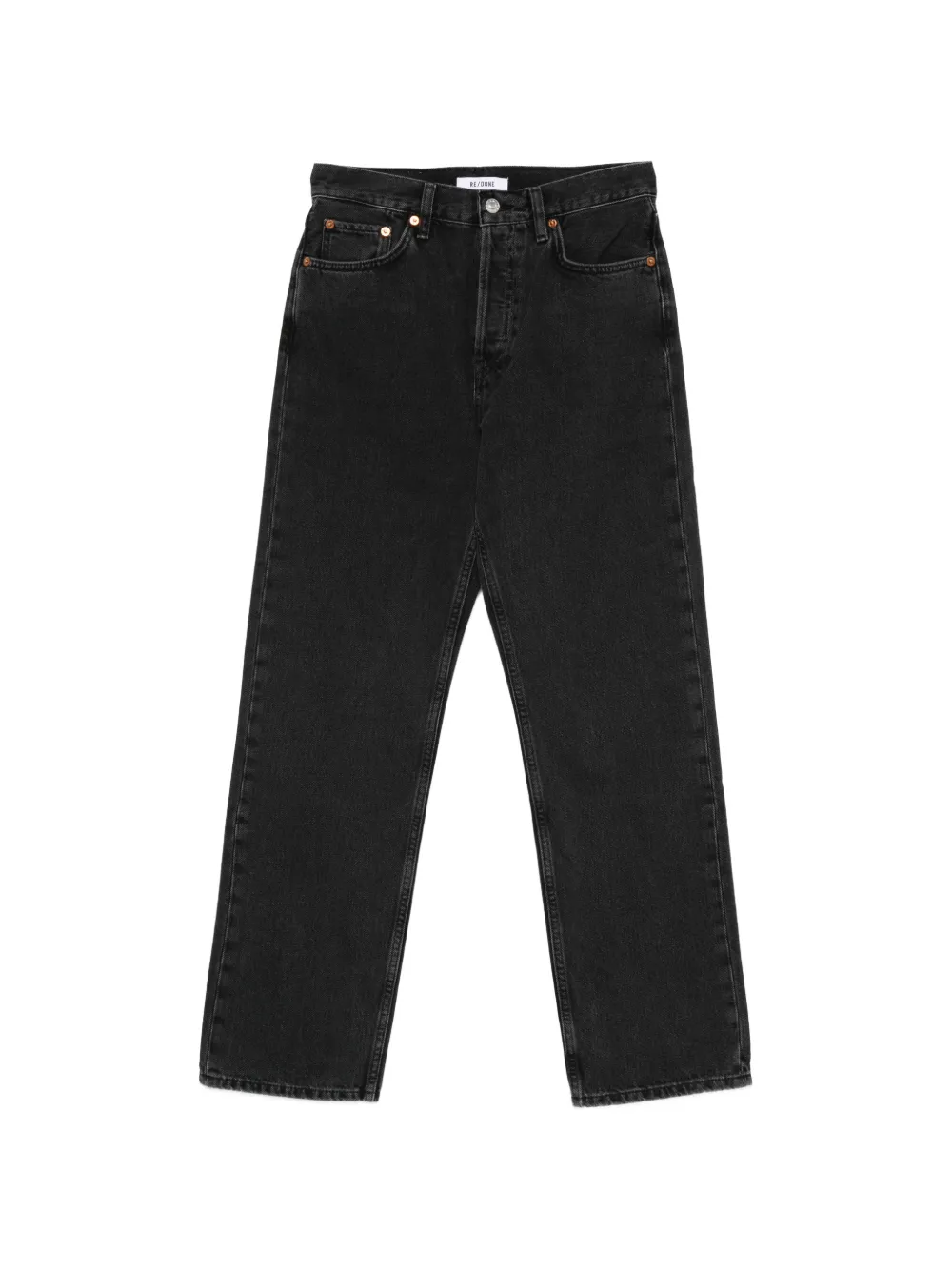 RE/DONE pocketed straight-leg jeans - Nero