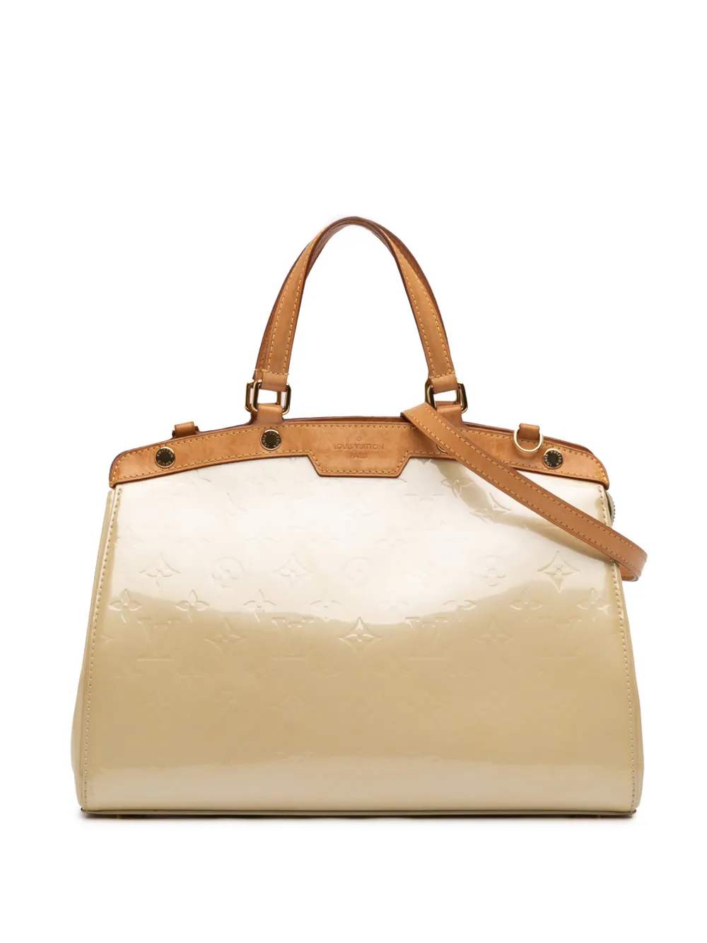 Louis Vuitton Pre-Owned 2010 Monogram Vernis Brea MM satchel - Marrone