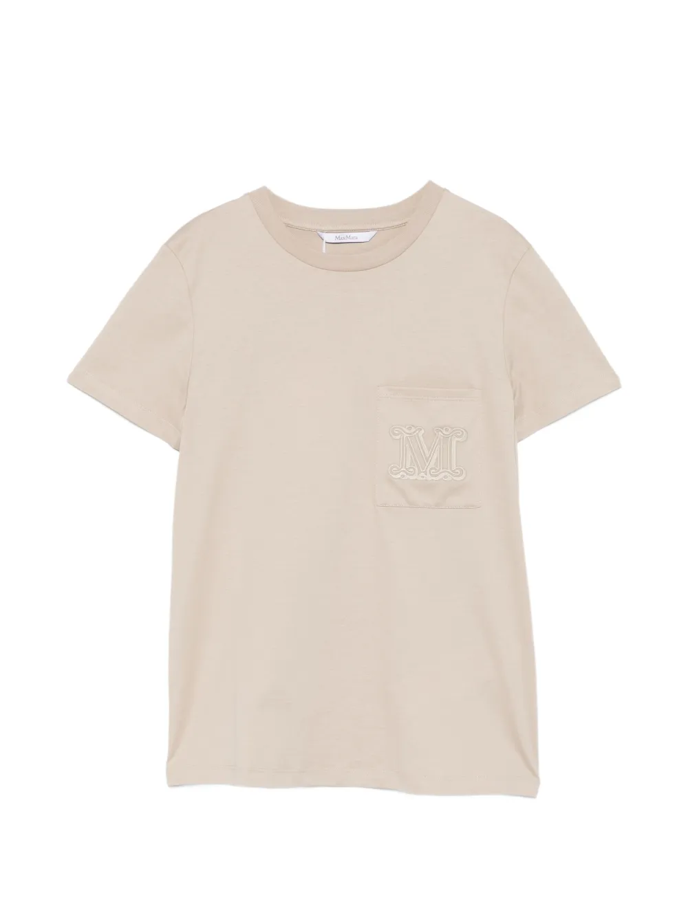 Max Mara T-shirt con tasca - Toni neutri