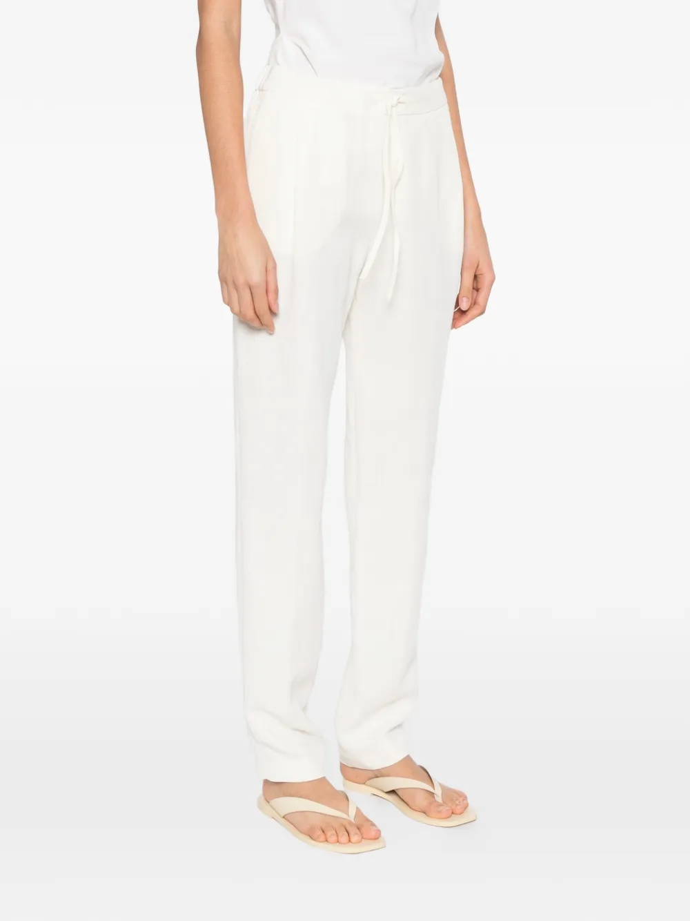 Fabiana Filippi Broek met trekkoord Beige