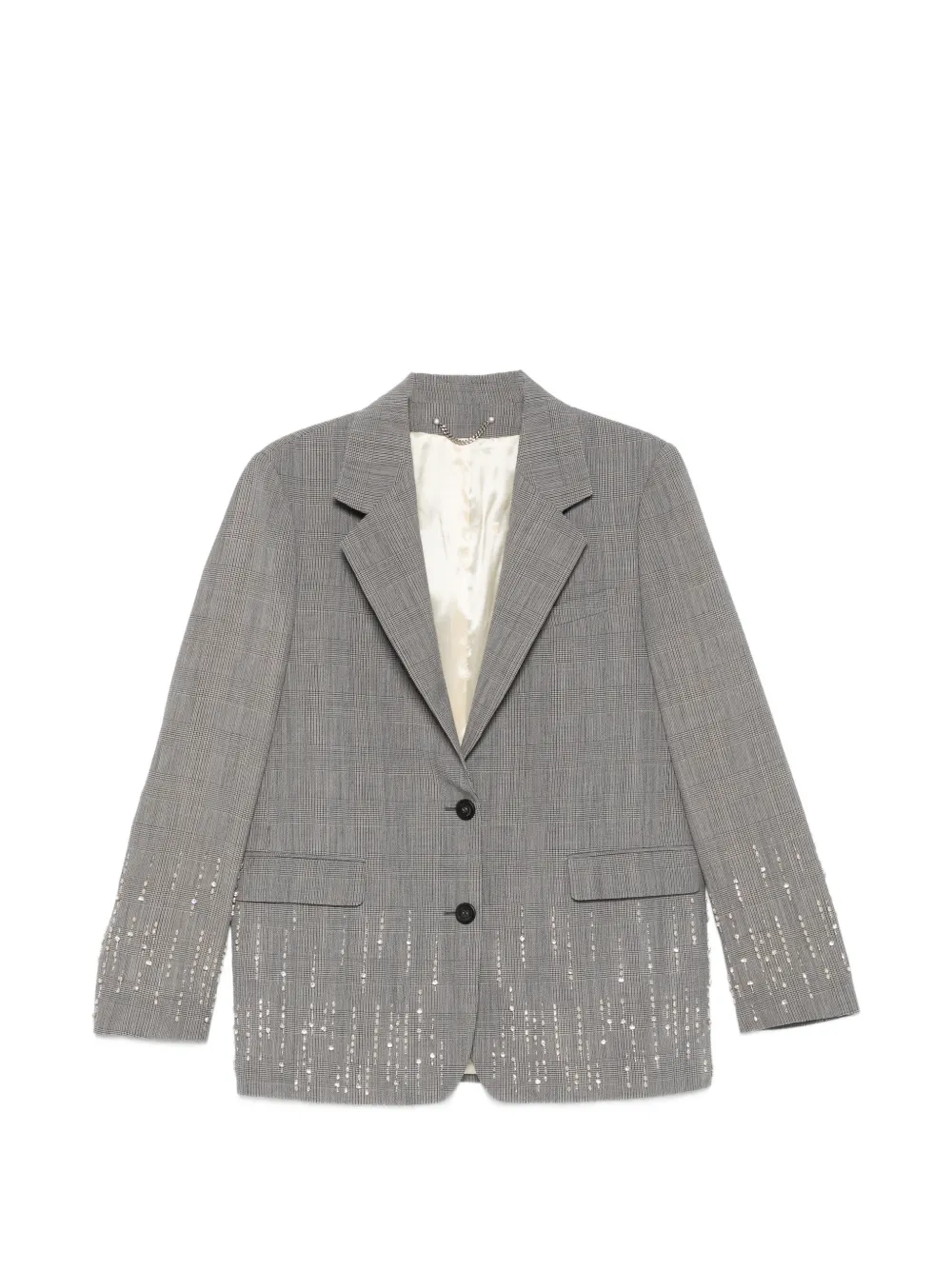 Golden Goose check embellishment jacket - Grigio