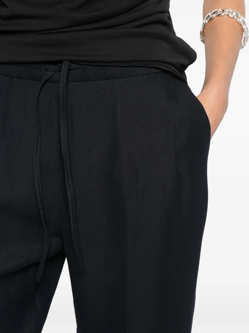 Fabiana Filippi Broek met trekkoord Zwart