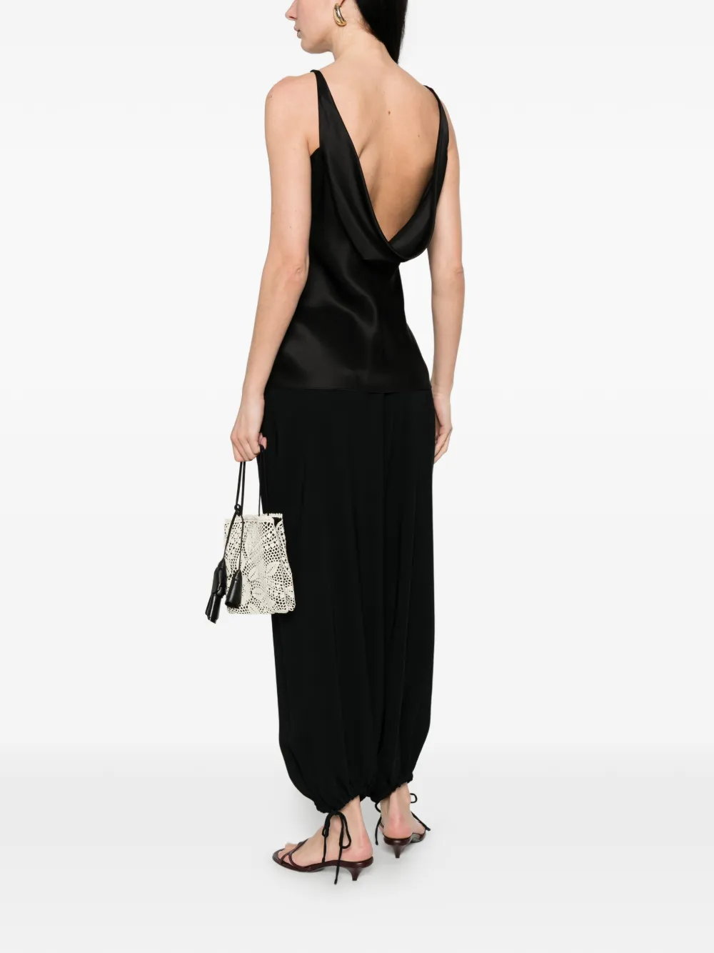 Brunello Cucinelli Effen tanktop Zwart